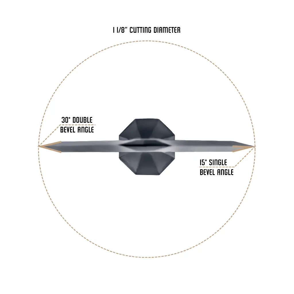 OZcut Broadheads Elite Series 2 Blade 125 Grain Fixed 3PK