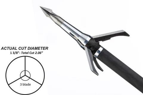 Grim Reaper Broadheads Pro Series 125 Grain Mechanical 1 3/8" 4PK
