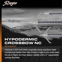 Rage Broadheads Hypodermic 100 Grain Mechanical 2" 3PK