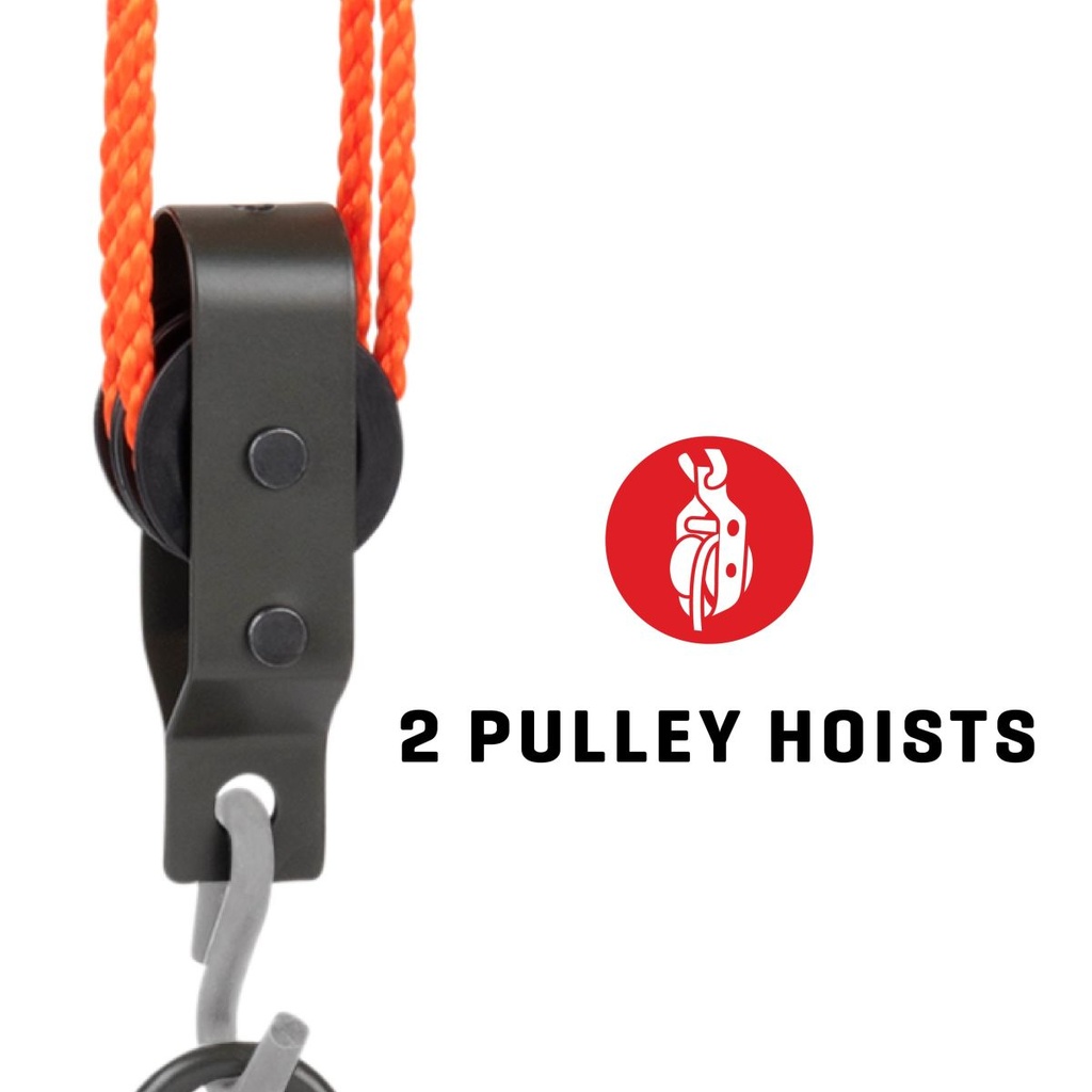 Takedown Gambrel & Hoist, Holds up to 500 lbs., Steel