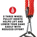 Heavy-Duty Gambrel & Hoist, Holds up to 1,200 lbs., Steel