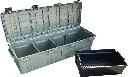MTM The Mule Mobile Gear Crate with Wheels, Water-Resistant 81-Quart Lockable Divided Storage Box