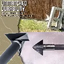 OZcut Broadheads Hurricane Fixed Helical Single Bevel Broadheads