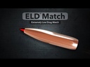 Hornady 22 Cal .224 75 Grain ELD Match Bullets