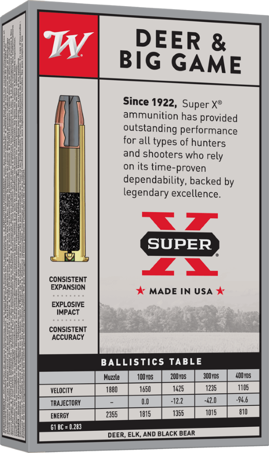 Winchester Super X .45-70 Government Ammunition 20 Rounds JHP 300 Grains