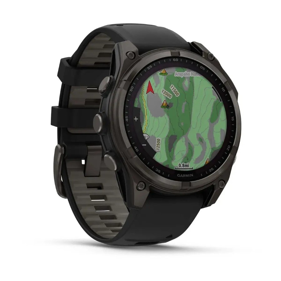 Garmin fenix 8 Solar Sapphire - 47mm Carbon Grey DLC Titanium (010-02906-10)