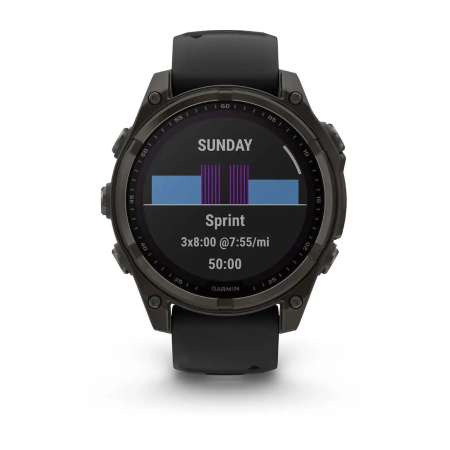 Garmin fenix 8 Solar Sapphire - 47mm Carbon Grey DLC Titanium (010-02906-10)