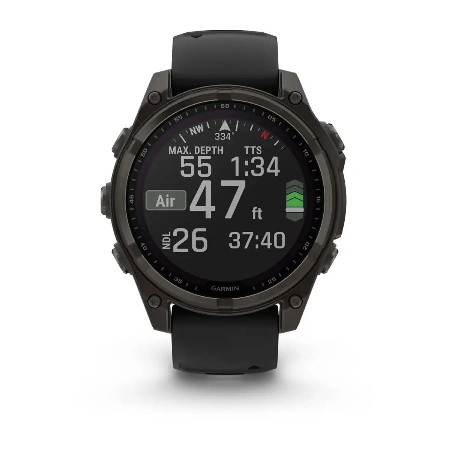 Garmin fenix 8 Solar Sapphire - 47mm Carbon Grey DLC Titanium (010-02906-10)