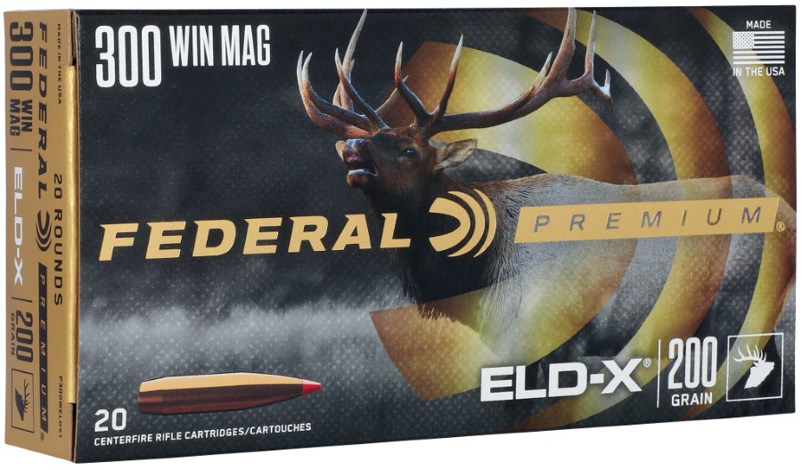 Federal 300 Win Mag Ammo 200 Grain ELD-X 20 Rounds