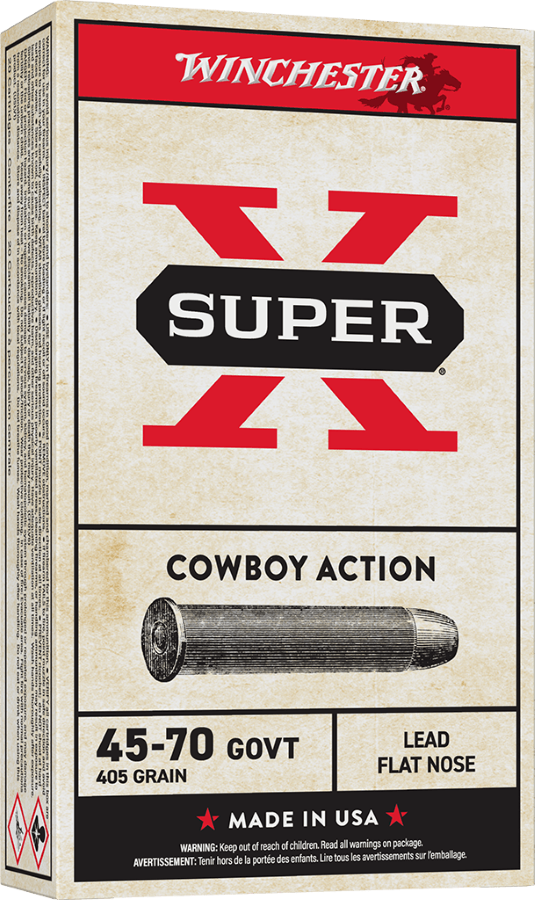 Winchester Super-X Rifle Ammo 45-70 Govt. 405 gr. Cowboy LFN 20 rd.