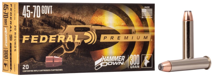 Federal Premium HammerDown .45-70 Government Ammo 300 Grain BSP