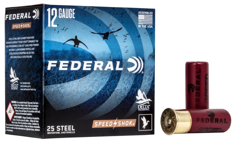 Federal Speed Shok Waterfowl Steel 12 Gauge Ammunition 2-3/4" BB Steel 1-1/8 oz 1500 fps