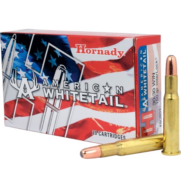 Hornady American Whitetail 30-30 Winchester Ammunition 20 Rounds 150 Grain RN