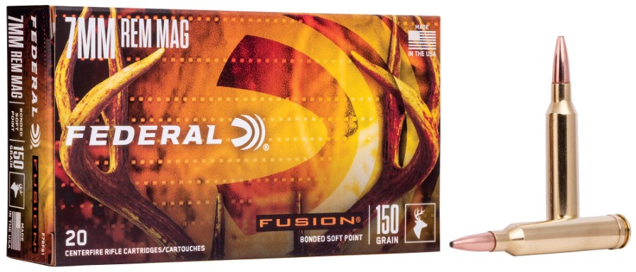 Federal Fusion Rifle 7mm Remington Magnum 150 Grain