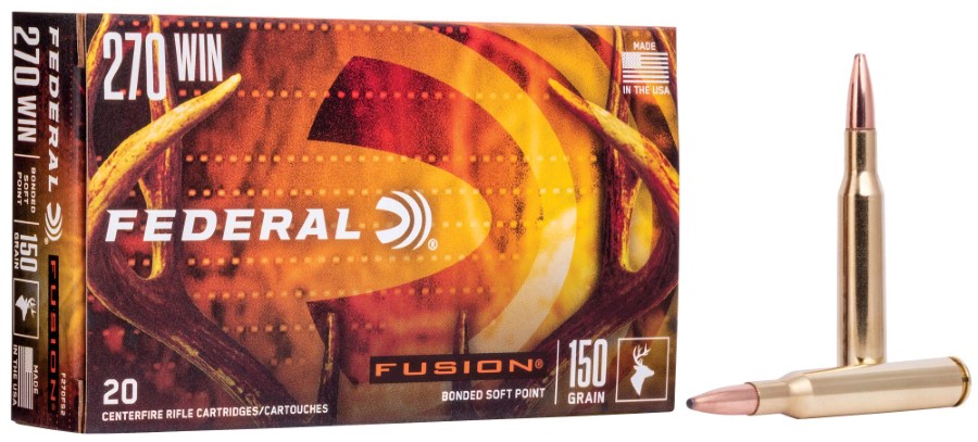 Federal Fusion Rifle 270 Winchester 150 Grain