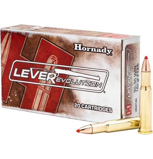 Hornady LEVERevolution 30-30 Winchester Ammunition 20 Rounds FTX 160 Grains