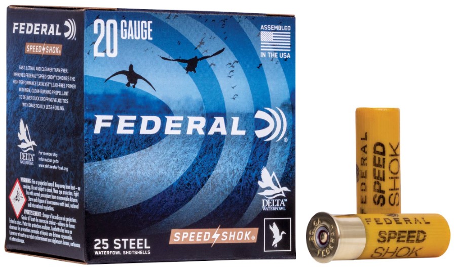 Federal 20 Gauge Speed-Shok 2-3/4" #6 Steel 3/4 Ounce 25 Round Box 1425 fps