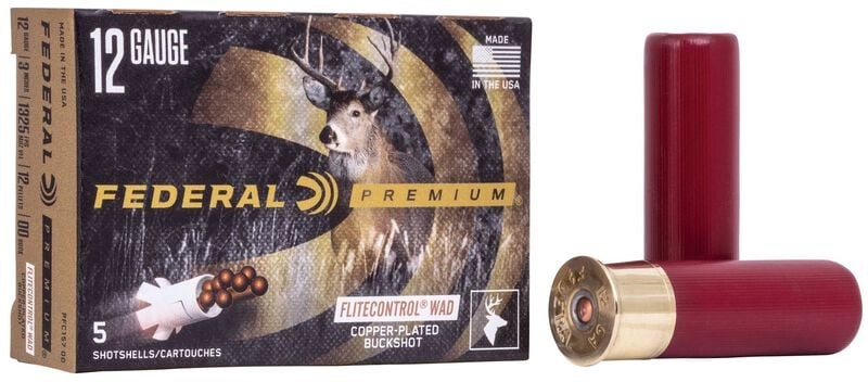 Federal Premium Vital-Shok Buckshot 12 GA, 3 in, 00B