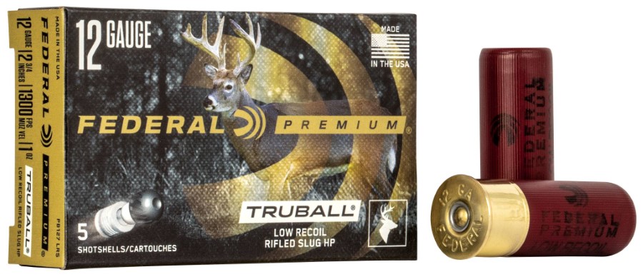 Federal TruBall Low Recoil Rifled Slug 12GA