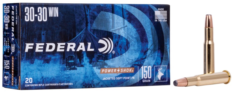 Federal Power-Shok 30-30 Win 150 Grain SPFN 20 Rnd Box