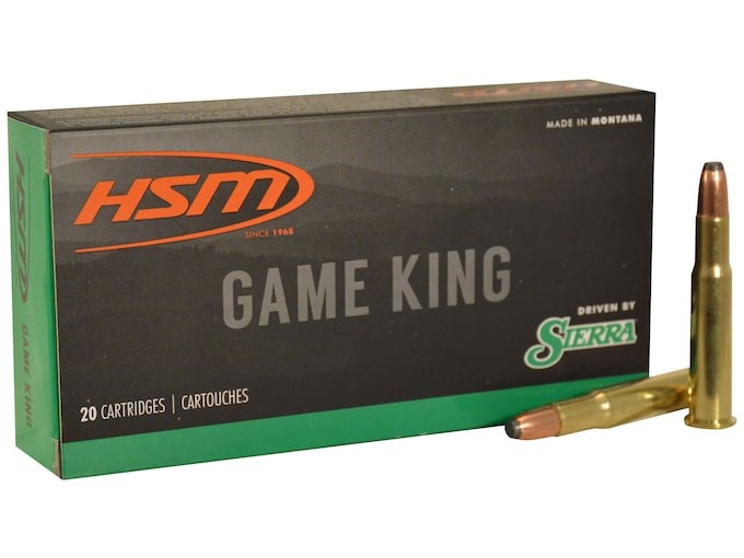 HSM GameKing 30-30 Winchester Ammo 170 Grain JSP-20 Count