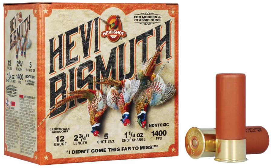 Hevishot Hevi-Bismuth Upland 12 Gauge 2-3/4" 1 1/4oz. #5 Shot 