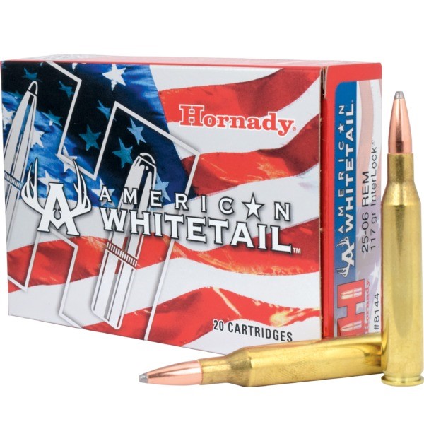 Hornady 25‑06 Rem 117 gr InterLock® BTSP American Whitetail®