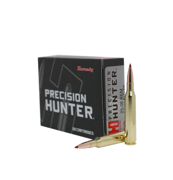 Hornady Precision Hunter .25-06 Remington Ammunition 20 Rounds ELD-X PT 110 Grain