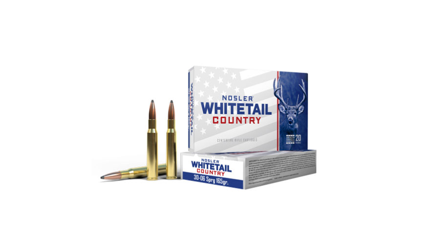 Nosler 30-06 Springfield 165gr Solid Base® Whitetail Country™ Ammunition