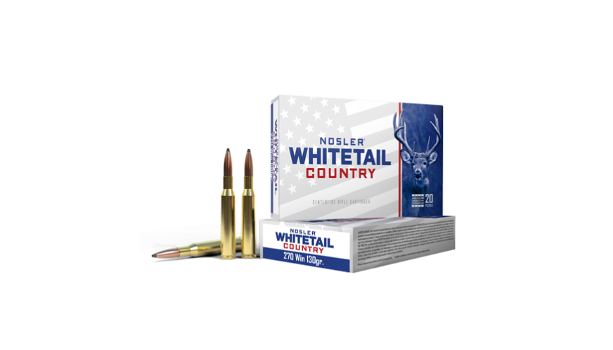 Nosler 270 Winchester 130gr Solid Base® Whitetail Country™ Ammunition