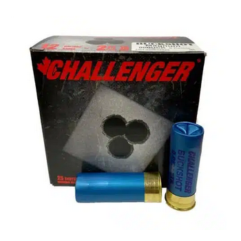 Challenger Game Load Buckshot Lead 12 Gauge 2 3/4" Shot #00Buck (25 Rounds)