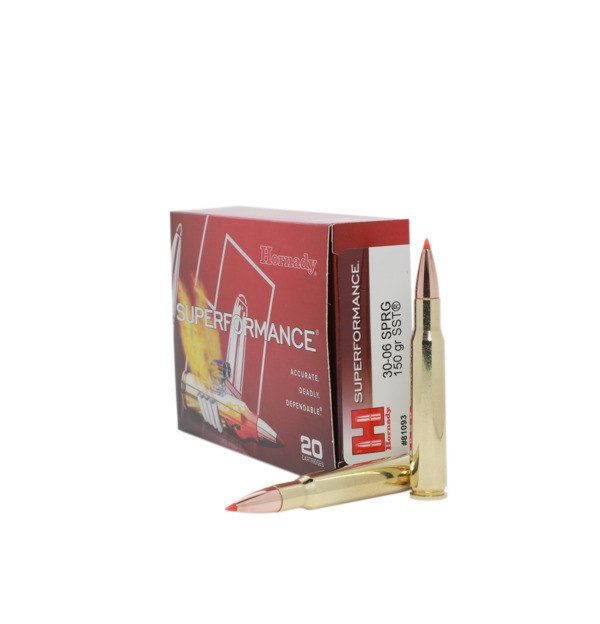 Hornady .30-06 SPRG 150 Grain Superformance SST 20 Round Box