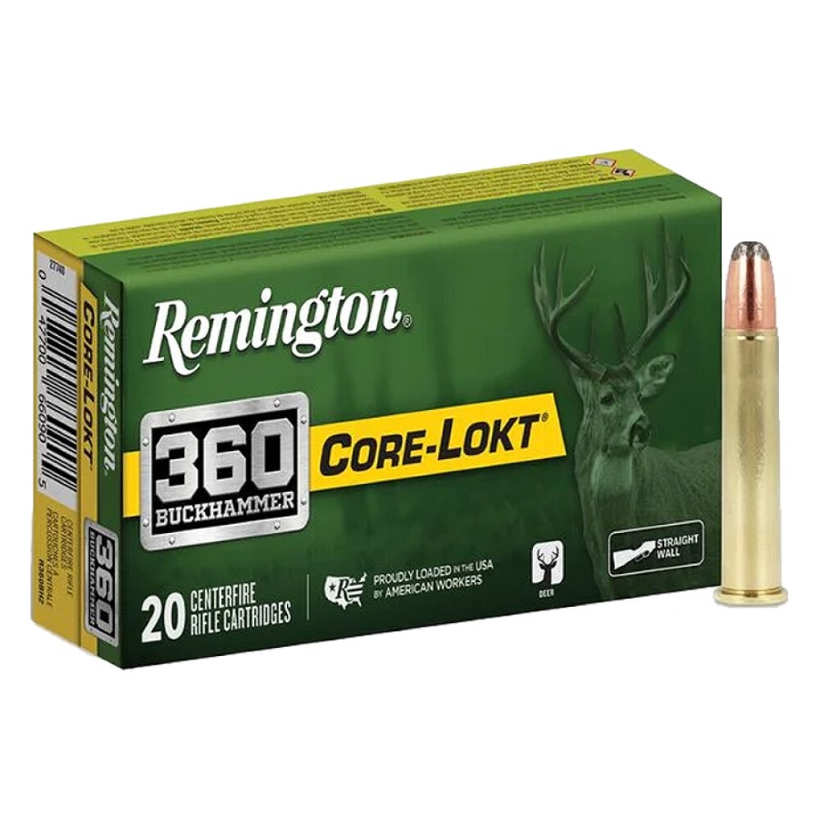 Remington Core-Lokt .360 Buckhammer Ammo 200 Grain Soft Point