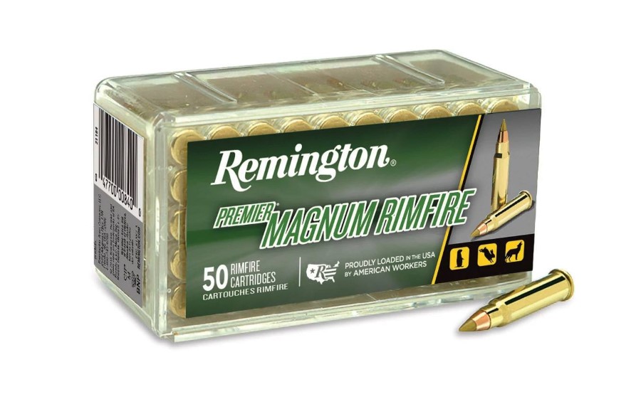 Remington Premier .17 HMR 17 Grain AccuTip-V 50 Round Box