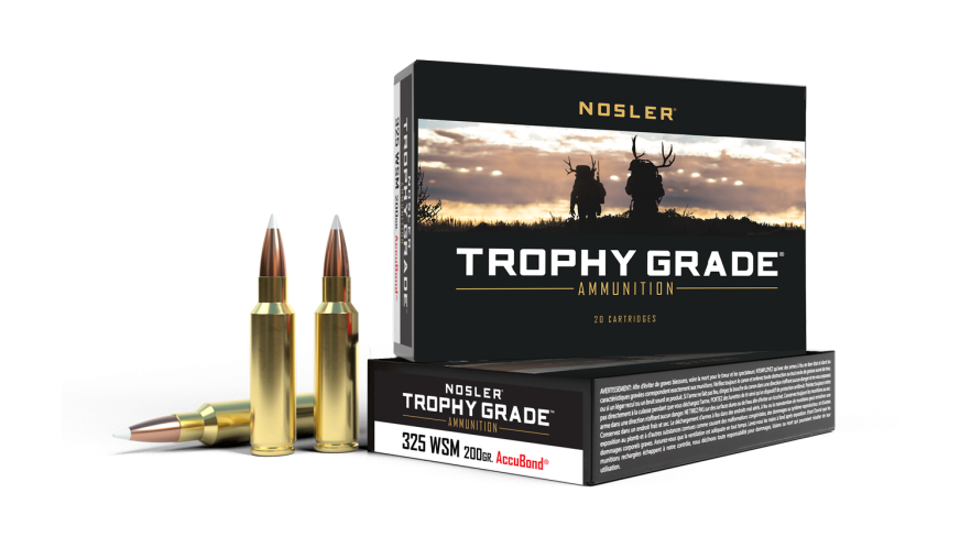 Nosler 325 WSM 200gr AccuBond Trophy Grade Ammunition