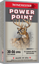 Winchester Power Point .30-06 Springfield Ammunition 20 Rounds JSP 165 Grains