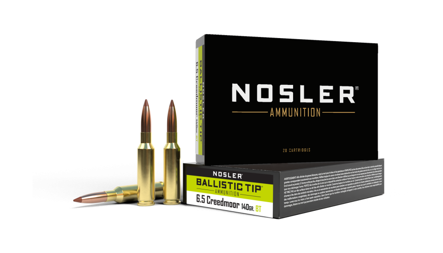 Nosler 6.5 Creedmoor 140gr Ballistic Tip Hunting Ammunition