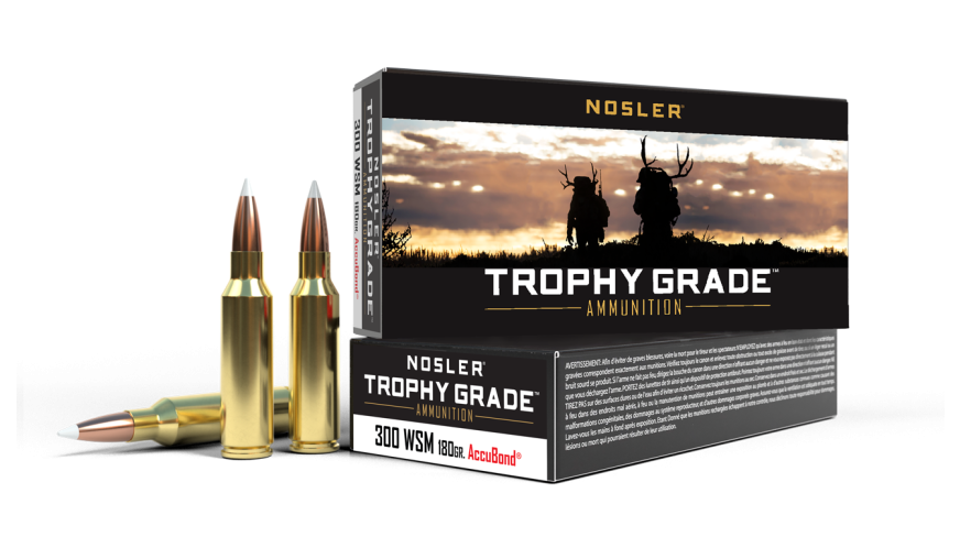 Nosler 300 WSM 180gr Accubond Trophy Grade Ammunition