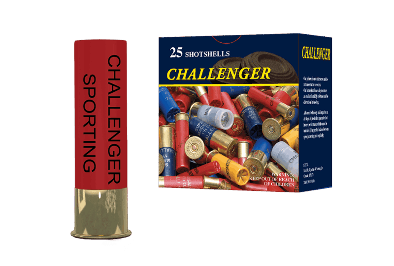 Challenger Game & Sporting 28 Ga 2-3/4″ #6 Shot 3/4 oz Lead Shot 25 Rnds