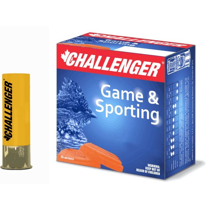 Challenger Game & Sporting 20 Gauge 7/8oz. 2-3/4 inch #6 Shot 25rds