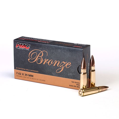 PMC Bronze - 7.62x39, 123gr, FMJ, Box of 20