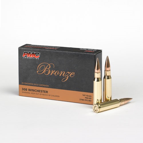 PMC Bronze 308 Win 147 Gr FMJ-BT Box of 20