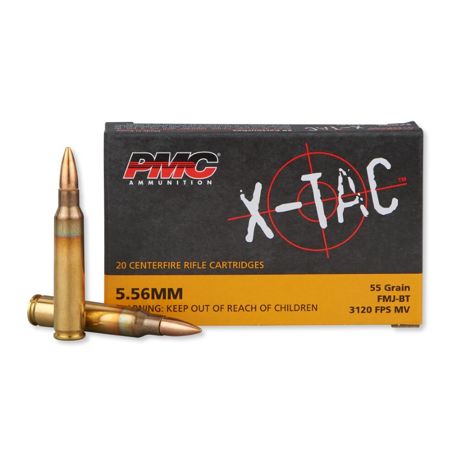 PMC 5.56 NATO X-TAC Full Metal Jacket 55GR