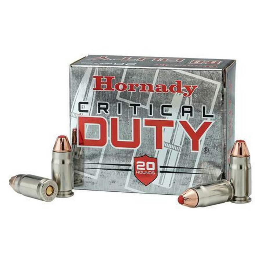 Hornady Critical Duty 9mm +P 124gr Ammo