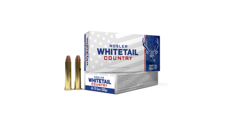 Nosler 45-70 Government 300gr Straight-Wall Whitetail Country™ Ammunition