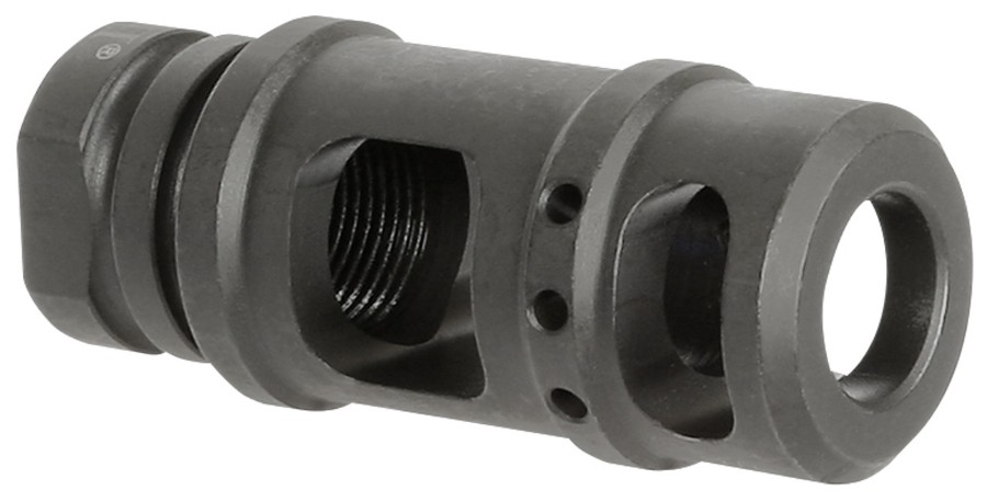 Midwest Industries MI Two Chamber Muzzle Brake, Black, 45-70 Caliber, MI-MB11 MIMB11