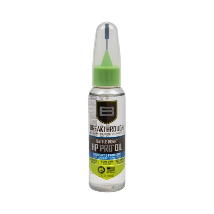 Breakthrough Clean Technologies Battle Born HP PRO Lubricant & Protectant, 2oz Bottle w/ Needle Tip Applicator, Clear