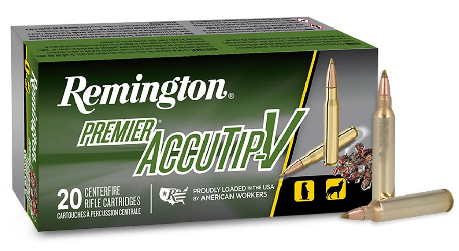 Remington Premier Accutip V 204 Ruger Ammunition 20 Rounds Acccutip 32 Grain