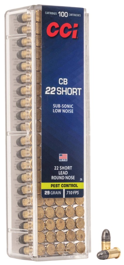 CCI 22 Short CB 29gr Lead Round Nose