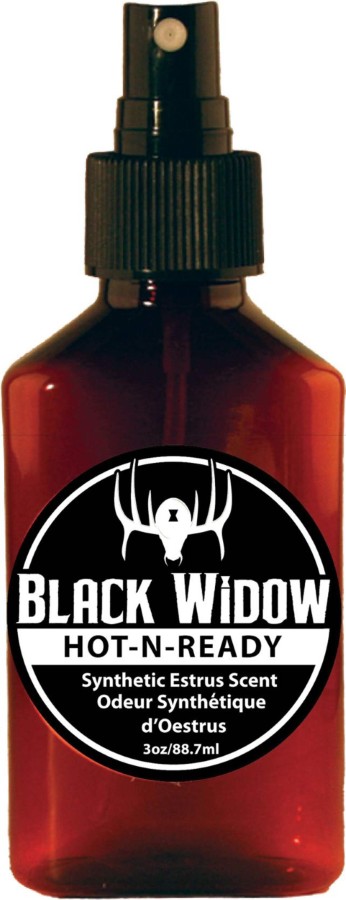 Black Widow Hot-N-Ready Synthetic Doe Estrus Deer Hunting Lure/Attractant, 3-oz